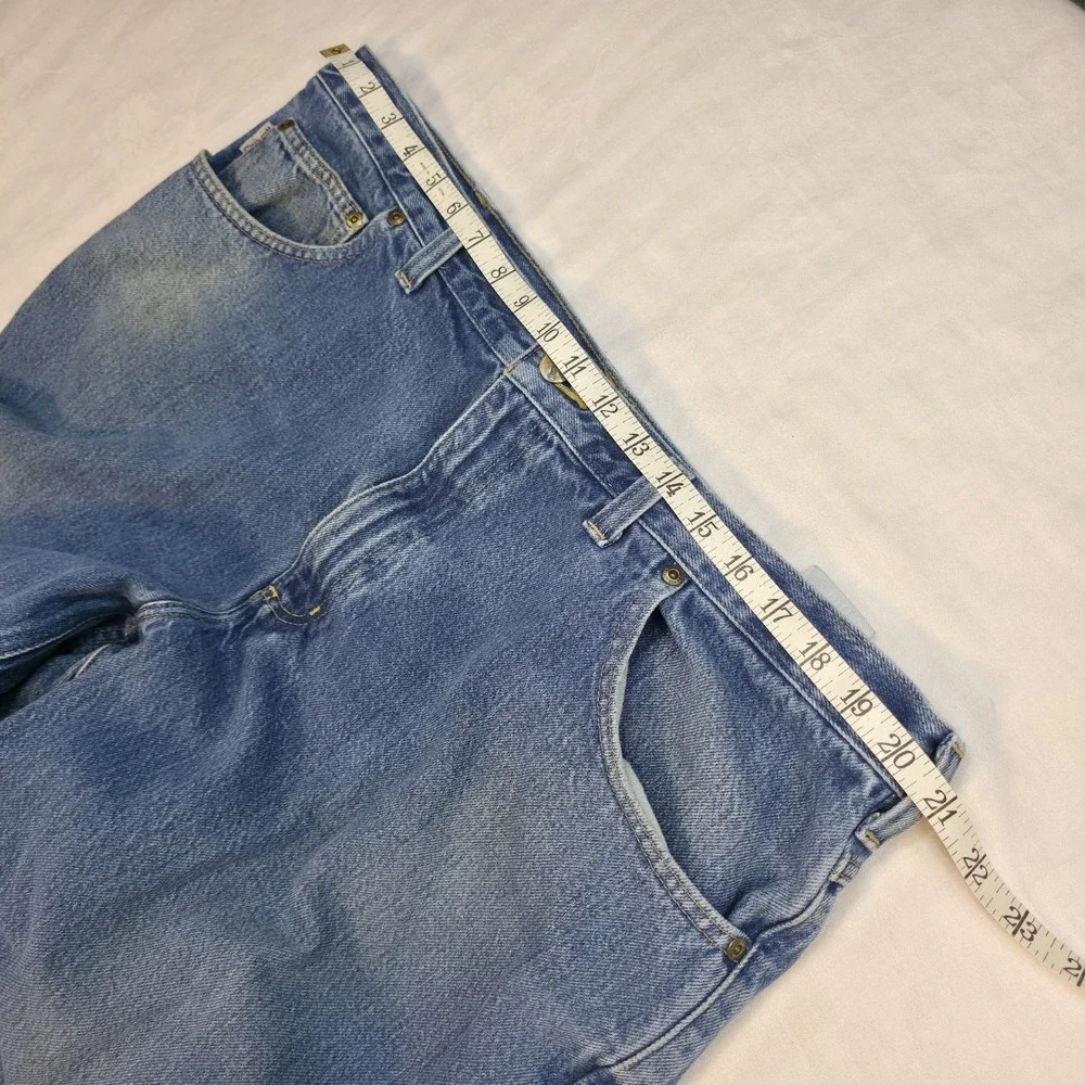 Carhartt Men's‎ Relaxed Fit Blue Denim Jeans 40x30 Gorpcore Thrashed Distressed